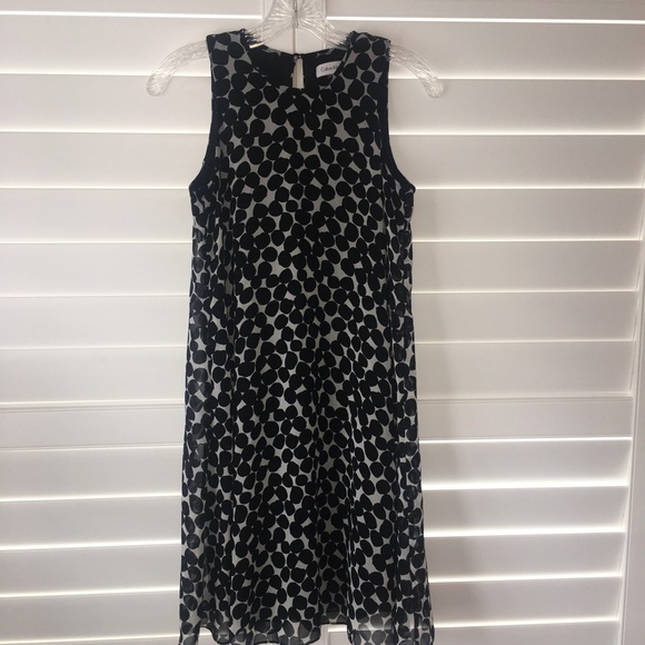 Calvin Klein Polka Dot Trapeze Dress Size 2 - Picture 4 of 6